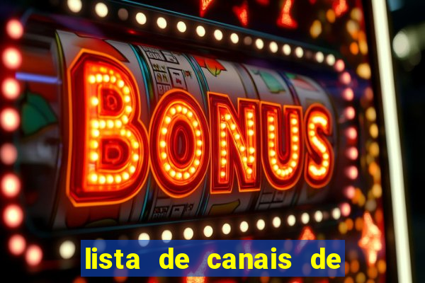 lista de canais de esporte iptv